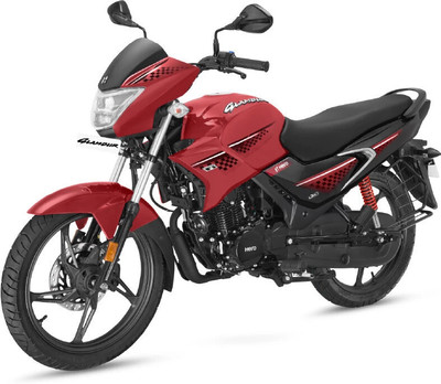 Hero Glamour LED Disc Booking for Ex-Showroom Price(Candy Blazing Red)