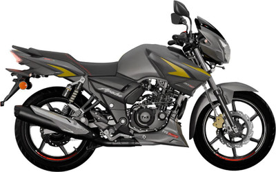 TVS Apache RTR 160 (RM Disc BT) Booking for Ex-Showroom Price(Titanium Grey)