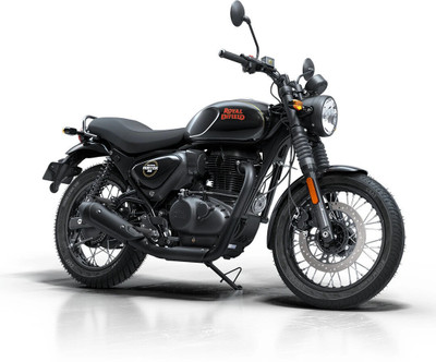 ROYAL ENFIELD Hunter 350 Booking for Ex-Showroom Price(Factory Black)