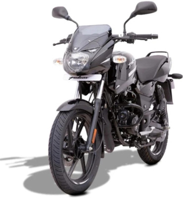 BAJAJ Bajaj_Pulsar 125_NEON DISC Booking for Ex-Showroom Price(Ebony Black With Platinum Silver Decals)