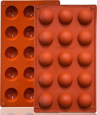 abhi bakes Silicone Chocolate Mould 15(Pack of 1)