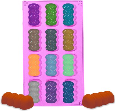 Husaini Mart Silicone Chocolate Mould 12(Pack of 1)