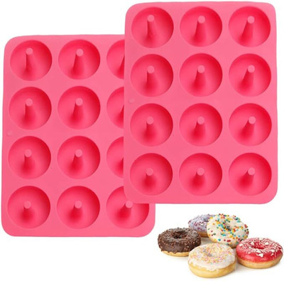 Husaini Mart Silicone Donut Tray 12(Pack of 1)