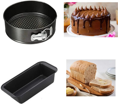 TrendyTrolley Carbon Steel Cake Mould 2(Pack of 2)