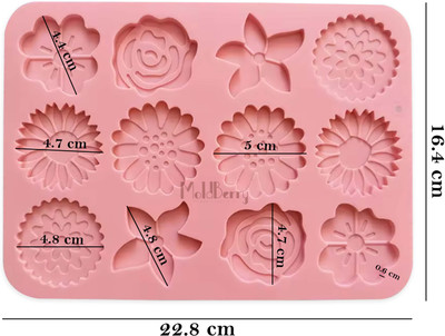 MoldBerry Silicone Chocolate Mould 12(Pack of 1)