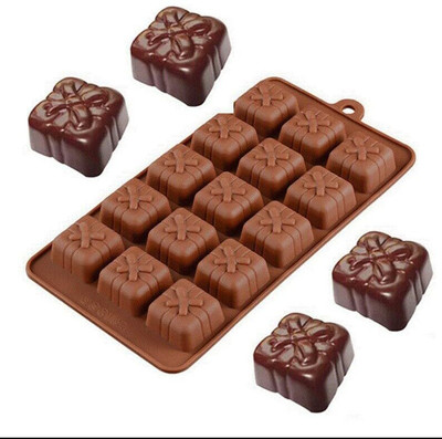 Adi bakes Silicone Chocolate Mould 15(Pack of 1)