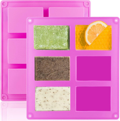 hussaini mart Silicone Cupcake/Muffin Mould 6(Pack of 2)