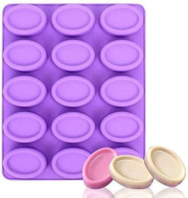 Vrajpolyplast Silicone Cupcake/Muffin Mould 15(Pack of 1)