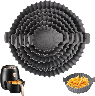 INDIWARRIOR Silicone Cupcake/Muffin Mould 6(Pack of 6)