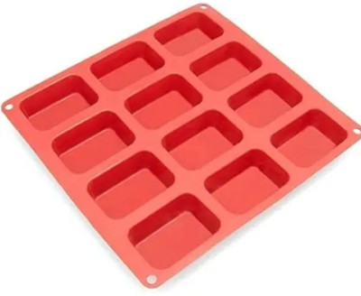 ADMONITION Silicone Cupcake/Muffin Mould 12(Pack of 1)