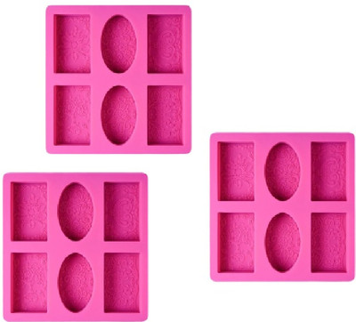 ADMONITION Silicone Cookie/Macroon tray 6(Pack of 3)