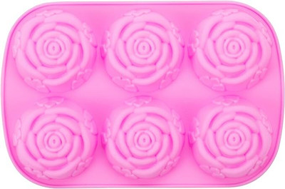 Husaini Mart Silicone Fondant & Gum paste Mould 6(Pack of 1)