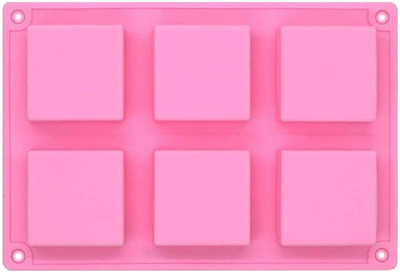 balerion Silicone Cupcake/Muffin Mould Soap mould (Multi color) 6(100GMS)(Pack of 1)