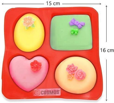 ashguj Silicone Chocolate Mould 4(Pack of 1)