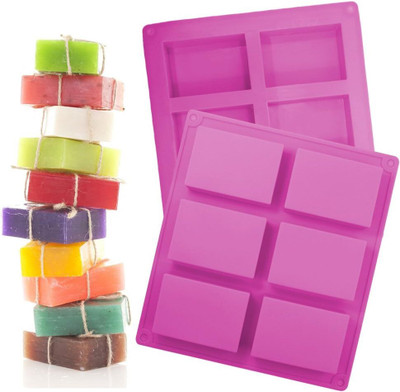 GLAMAXY Silicone Cupcake/Muffin Mould 6(Pack of 1)
