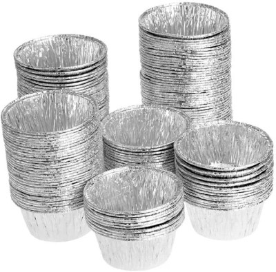 Perfect Pricee Aluminium Cupcake/Muffin Mould 50(Pack of 50)