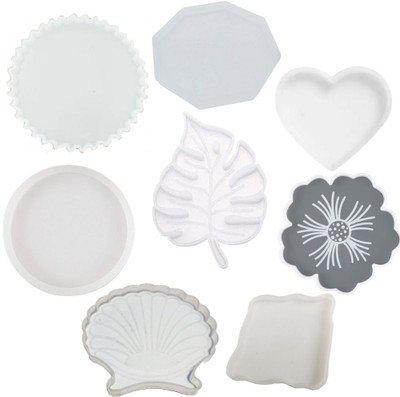 Snoogg Silicone Fondant & Gum paste Mould 1(Pack of 8)