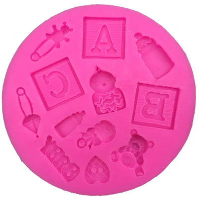 Peppa world Silicone Fondant & Gum paste Mould Multiple colors and cavities(Pack of 1)