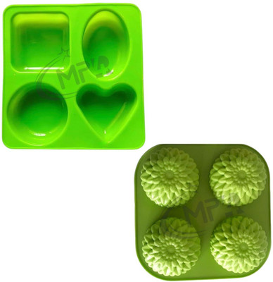 MPR4 Silicone Cupcake/Muffin Mould 4(Pack of 2)