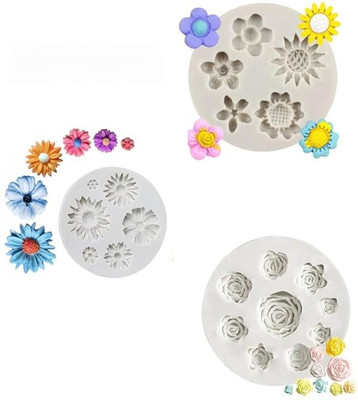 LEGACYCART Silicone Fondant & Gum paste Mould 5(Pack of 3)