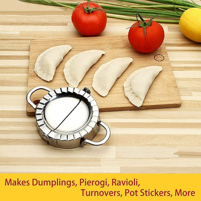 DEVCHHAYA ENTERPRISE Dumpling Press(Stainless Steel Silver)