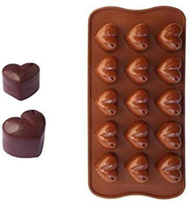 noble foods Silicone Chocolate Mould 15(Pack of 1)