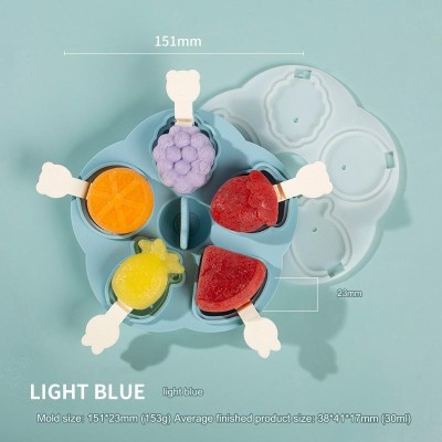 IM UNIQUE Silicone Chocolate Mould LIGHT BLUE Mold size: 151*23mm (153g) Average finished product size: 38*41*17mm (30ml)(Pack of 1)