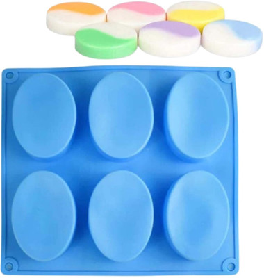 ADMONITION Silicone Cupcake/Muffin Mould 6 Cavity(Pack of 1)