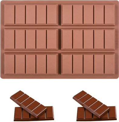 Hussain mart Silicone Chocolate Mould 6(Pack of 1)