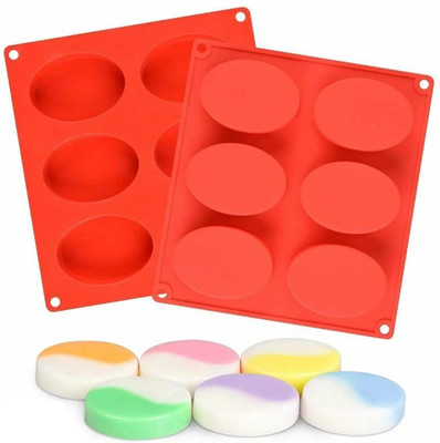 ashguj Silicone Cupcake/Muffin Mould 6(Pack of 1)