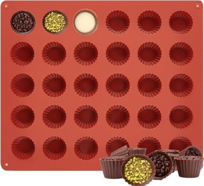 Husaini Mart Silicone Chocolate Mould 30(Pack of 1)