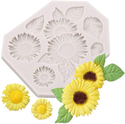 Husaini Mart Silicone Fondant & Gum paste Mould 6(Pack of 1)
