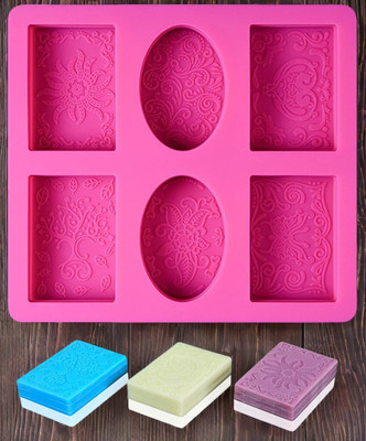 ADMONITION Silicone Cupcake/Muffin Mould 6(Pack of 1)