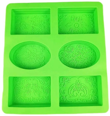 Axiline Silicone Cookie/Macroon tray 6(Pack of 1)
