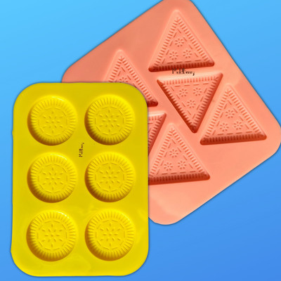 MoldBerry Silicone Cookie/Macroon tray 2(Pack of 2)