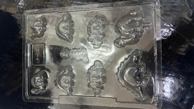 BAKERS4U PVC Chocolate Mould 9(Pack of 1)