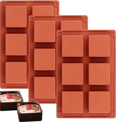 MARHABA TRADERS Silicone Chocolate Mould 6(Pack of 1)