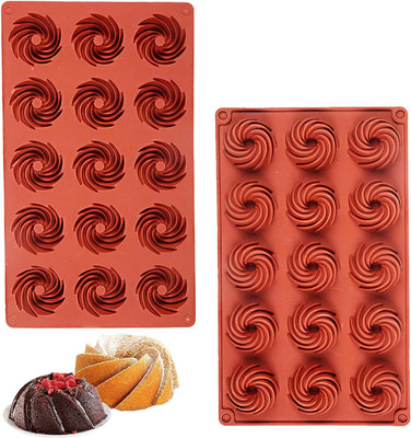 Husaini Mart Silicone Cookie/Macroon tray 15(Pack of 1)
