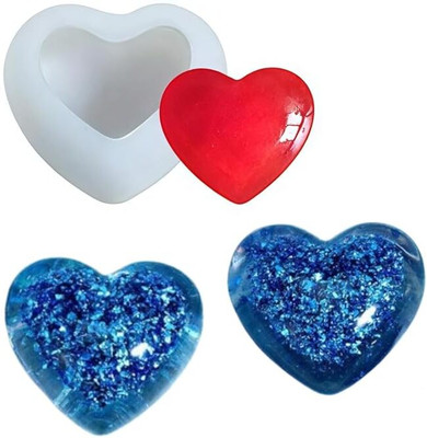 Husaini Mart Silicone Fondant & Gum paste Mould HUSAINI MART 3D Large Heart Silicone Moulds with Smooth Surface Handmade Chocolate Candle Soap Bath Soaps Resin Home Decor DIY Crafting Projects (Pack of 1)(Pack of 1) Husaini Mart Silicone Fondant & Gum paste Mould HUSAINI MART 3D Large Heart Silicone Moulds with Smooth Surface Handmade Chocolate Candle Soap Bath Soaps Resin Home Decor DIY Crafting Projects (Pack of 1)(Pack of 1)