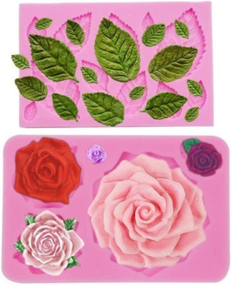 Hussain mart Silicone Fondant & Gum paste Mould 18(Pack of 2)