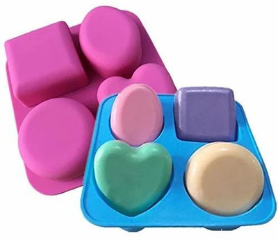 MPR4 Silicone Cupcake/Muffin Mould 4(Pack of 2)
