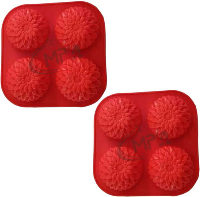 MPR4 Silicone Cupcake/Muffin Mould 4(Pack of 2)