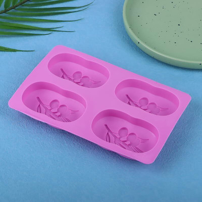 balerion Silicone Chocolate Mould Silicone Food Grade Soft Cake Cupcake Muffin Candle Mould Baking Pan for DIY Homemade Craft(Pack of 1)