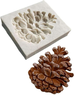 Hussain mart Silicone Chocolate Mould Skytail Christmas Pinecone Silicone Candle Mold 3D Xmas Pine Tree for Making Candle DIY Waxmelts Epoxy Resin Casting Home Decor Cake Chocolate Cake Fondant Christmas Party Gift Polymer Clay Xmas Molds(Pack of 1)