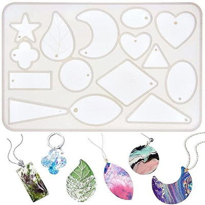 Sodee Jewellery/Pendant Resin DIY Resin for Craft (15 Cavity) Silicone Chocolate Mould 0(Pack of 1)