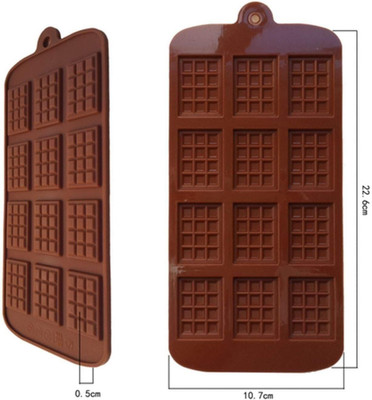 balerion Silicone Chocolate Mould 12(Pack of 1)