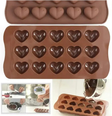 GIRIKANDRA ENTERPRISE Silicone Chocolate Mould 15(Pack of 1)