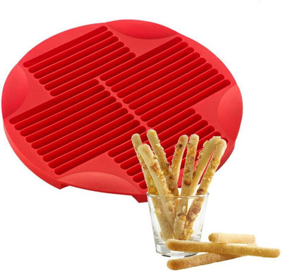 LAGACYCART Silicone Cupcake/Muffin Mould Skytail Finger Biscuit Silicone Moulds for Chocolate Candy Protein Bars Lollipop Cookie Truffle Cheesecake Bread Sticks Brownie Muffin Baking Pan Ganache Jelly Gummy Pudding Ice Cube Butter Soap Molds(Pack of 1)