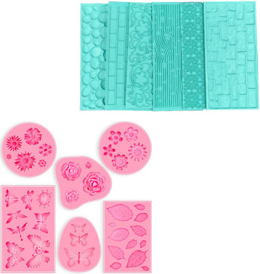 Jubilant Silicone Fondant & Gum paste Mould(Pack of 12)