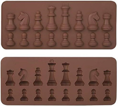 PRATHAM ENTERPRISE Silicone Chocolate Mould 16(Pack of 1)